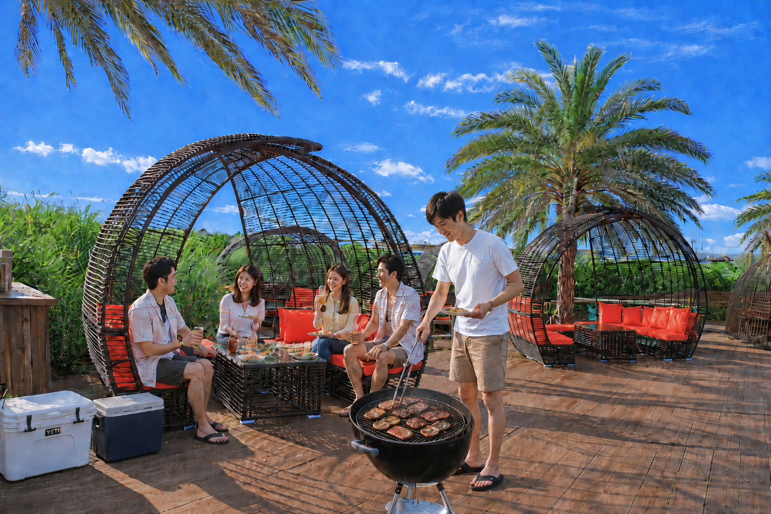 通常BBQコースのイメージ