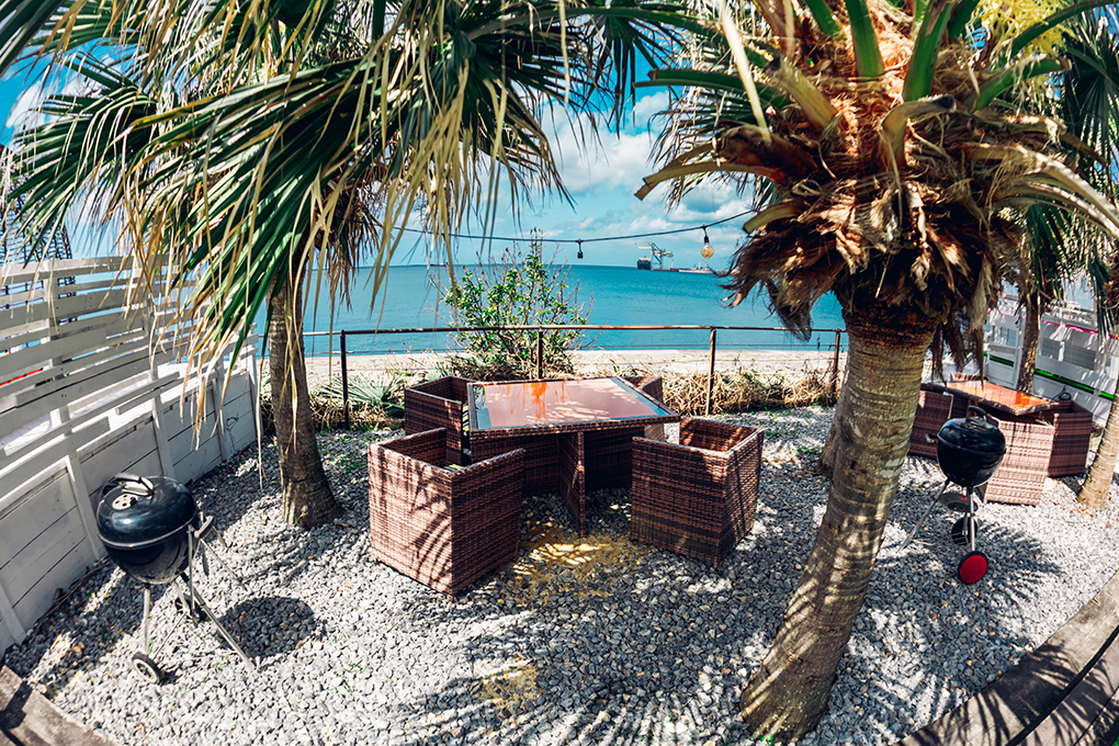 GARDEN AREA ガーデンエリア1|沖縄 那覇 手ぶらバーベキューならコージービーチクラブ cozy beach club